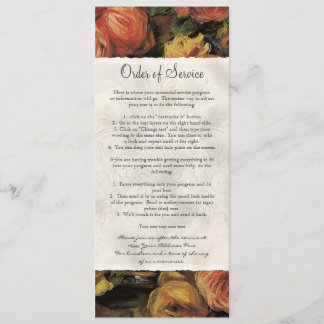 Invitación Rosa amarillo coralino impresionista celebración