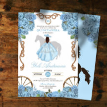 Rosa azul claro Charra Quinceanera