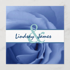 Invitación Rosa azul de sueño Boda floral