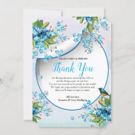 Invitación Rosa azul verde y suave