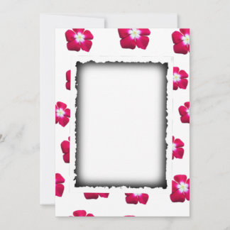 Invitación Rosa boda de flores