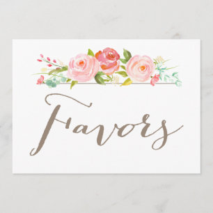 Invitación Rosa Boda Jardín Favorece Rótulo