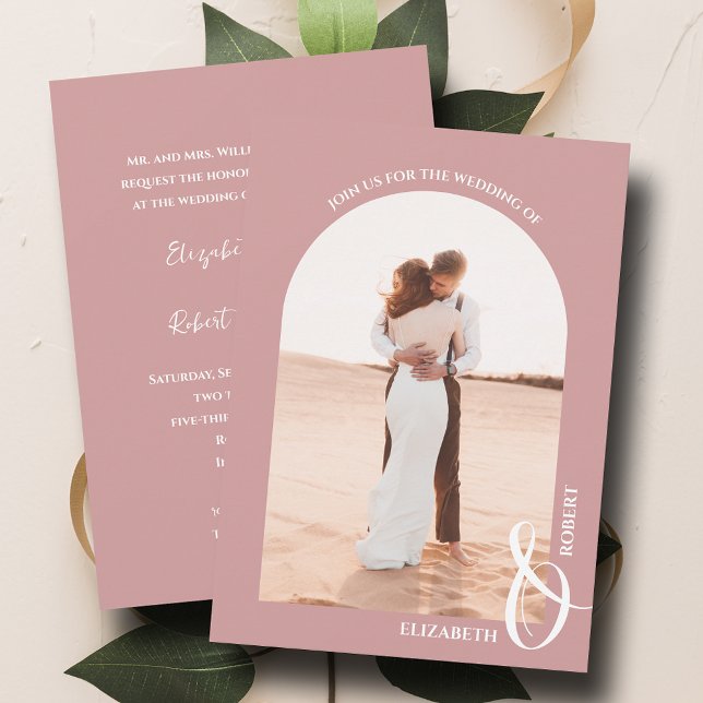 Invitación Rosa Boda  romántico (Subido por el creador)