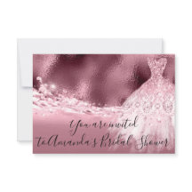 Rosa Bridal Shower Spark Vestido Purpurina Océano