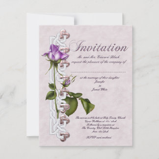 Invitación Rosa celta Boda