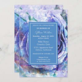 Invitación Rosa de acuarela encantadora