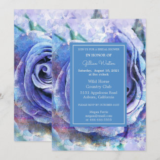 Invitación Rosa de acuarela encantadora