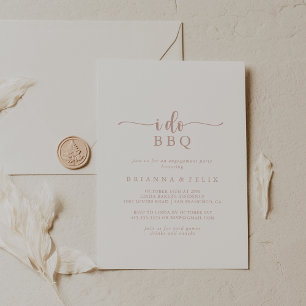 Invitación Rosa de caligrafía de oro Yo hago la fiesta de com
