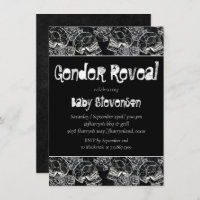 Rosa de cráneo | Funky Chalkboard Grunge Gender Re