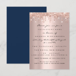 Invitación Rosa de  de Marina Ducha de novias Birthaday Fiest