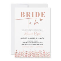 Rosa de duchas de novias de oro, novia por ser