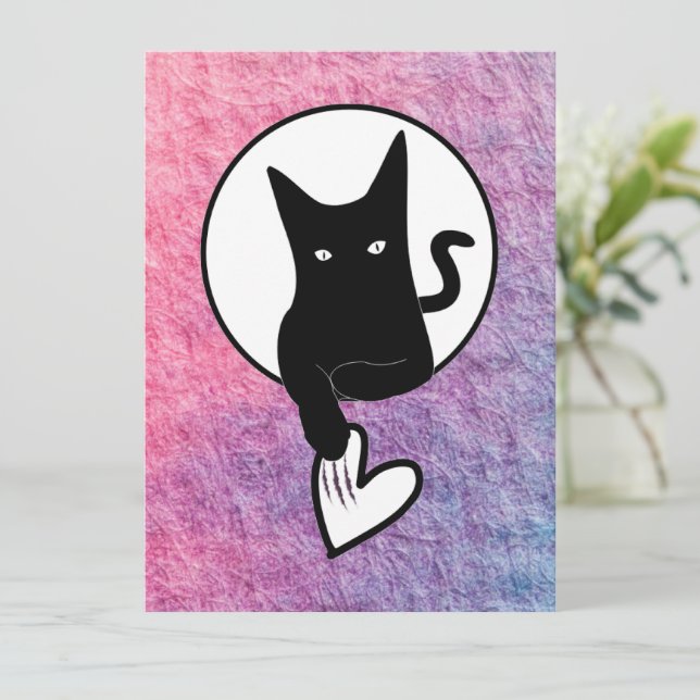 Invitación rosa de Halloween de Poet Adiela Akoo (Anverso de pie)