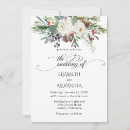 Invitación Rosa de invierno