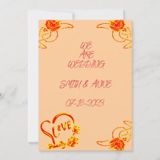 Invitación ROSA DE INVITIZACIÓN DE bodas