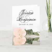 Rosa de Ivory Peach Elegante Boda de fotografía ro