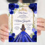 Invitación Rosa de Marina Chica de México Charra Quinceanera<br><div class="desc">Rosa de Marina Chica Mexicana Charra Quinceanera Invitación A Mis Quince Anos,  15 Años, </div>