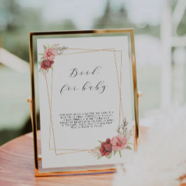 Invitación Rosa de Rótulo para bebés, Baby Shower