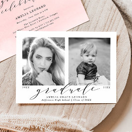 Invitación Rosa | De vez en cuando Fiesta de Graduación de Fo