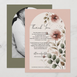 Invitación Rosa Desierto Rosa & Verde Floral Vegetación Graci