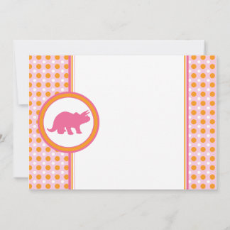 Invitación rosa dinámica {0290}