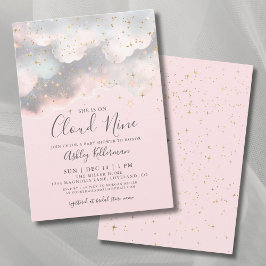 Invitación Rosa Ella Está En La Gloria Baby Shower