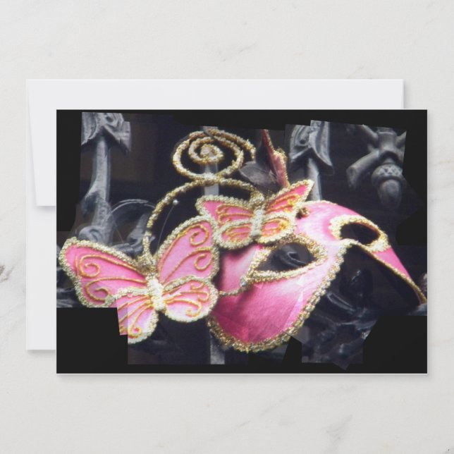 Invitación Rosa fantasma (Anverso)