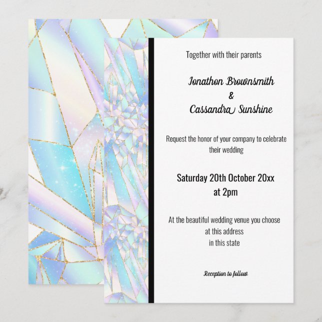 Invitación Rosa FLORAL BLANCO BLANCO BLANCO BLANCO (Anverso / Reverso)