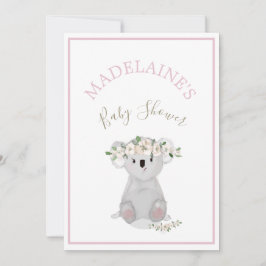 Invitación Rosa floral de Koala