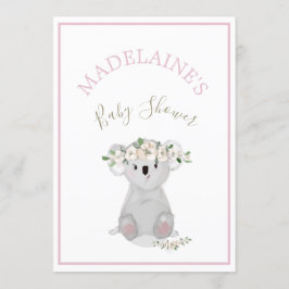 Invitación Rosa floral de Koala