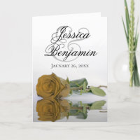Rosa Golden Ochre Elegant Romantic Photo Boda