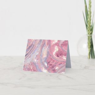 Invitación Rosa Iridescente y Lentejuelas Purpura
