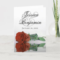 Rosa Naranja Rust Elegant Romantic Photo Boda