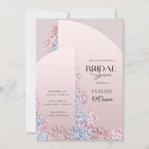 Invitación Rosa oro polvoriento rosa polvoriento primavera az