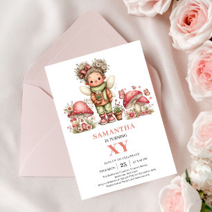 Invitación Rosa para el 1er Cumpleaños de la Princ