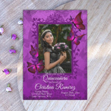Rosa Purpura, Mariposa de Quinceañera Violeta