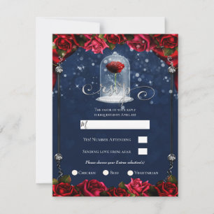 Invitación Rosa Rojo Azul Marino Blanco Dorado Plateado Fiest