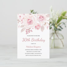 Rosa rosa de Rubor elegante Fiesta de cumpleaños 3