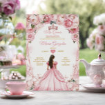Invitación Rosa Rosa Oro Mis Quince Anos Quinceañera<br><div class="desc">Invitación de la Corona de Oro Rosa Quinceañera Misericordia 15 Anos,  16 cumpleaños, </div>
