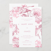 Rosa simple  Boda floral elegante