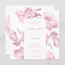 Rosa simple Boda floral elegante dorado