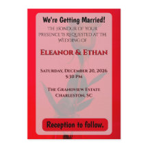 Rosa Única Monocroma Roja Jugosa Volviéndose Audaz