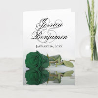 Rosa verde esmeralda Boda de fotografía romántico 