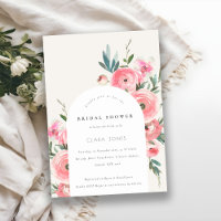 Rosa Verde Rosa Orquídea Arco Floral Ducha Bridal
