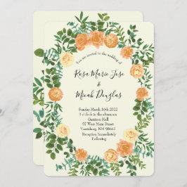 Invitación Rosa Vintage de Peach Ivory Boda