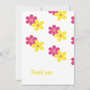 Invitación Rosa y amarillo retro personalizado