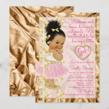 Rosa y oro de Baby Shower