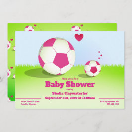 Invitación rosada de Baby Shower el | del