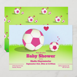 Invitación rosada de Baby Shower el   del