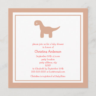 Invitación rosada linda de Baby Shower del