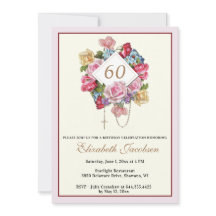 Rosario de Cumpleaños Religioso Católico Floral